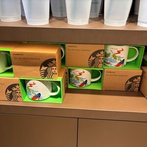 Starbucks Iceland Mug with Colorful Design